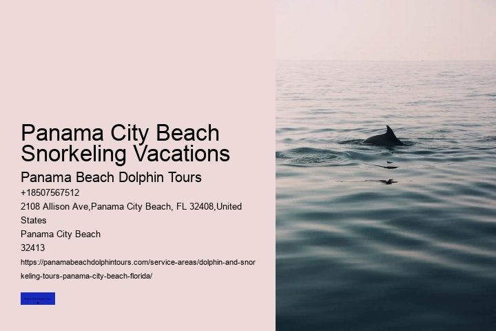 Panama City Beach Snorkeling Vacations